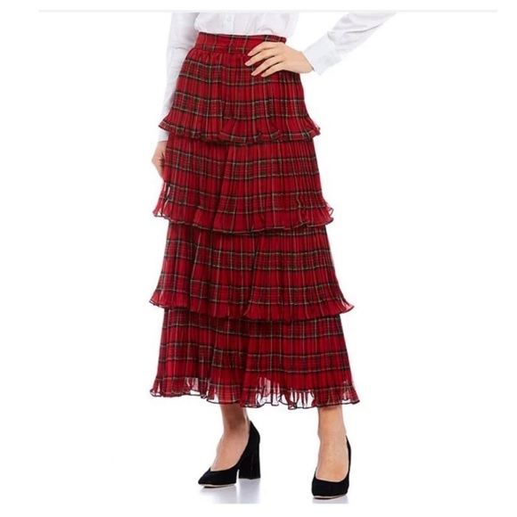 ISO Tartan Layered Skirt - Picture 2 of 3